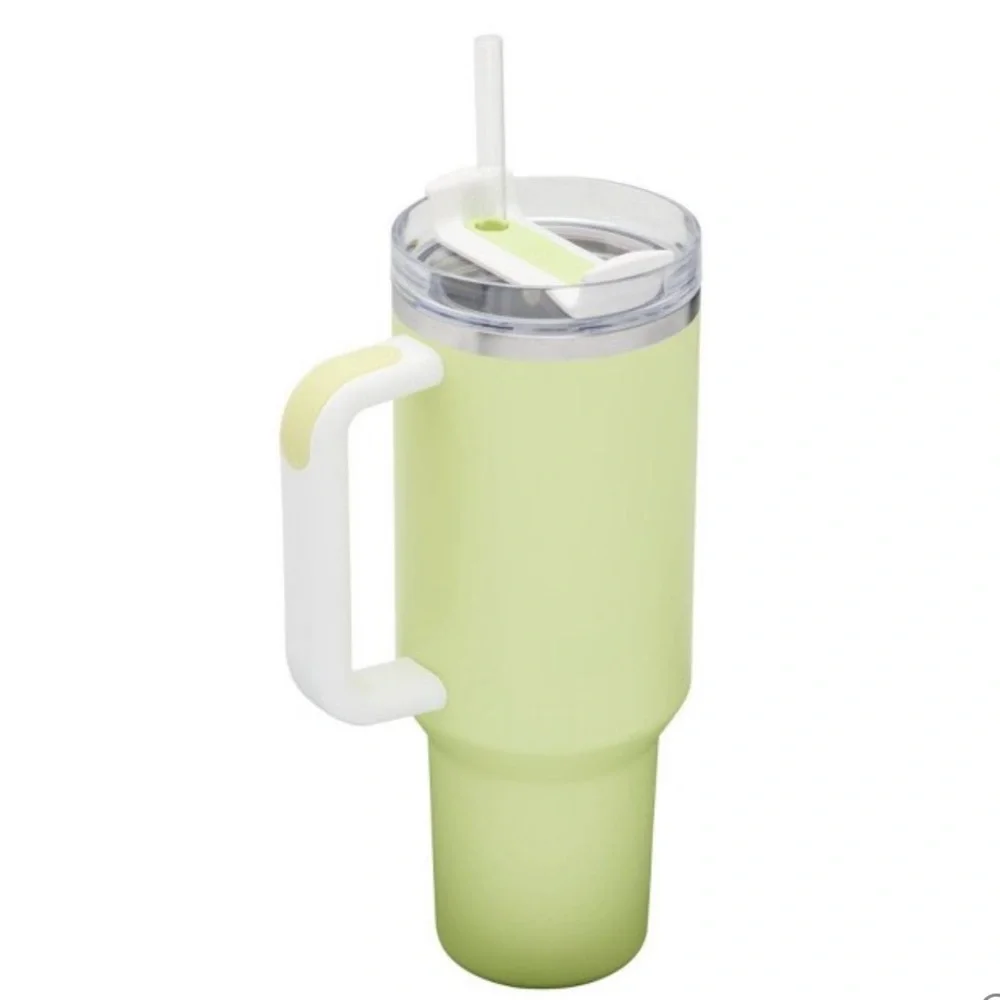 NWT Stanley Quencher H2.0 FlowState Tumbler 40oz (Citron) - Picture 3 of 8